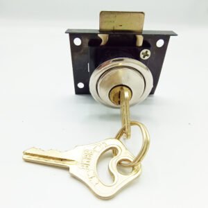 808 Drawer Lock with Brass Keys