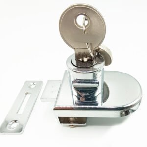 Single Glass Door Lock with Keys